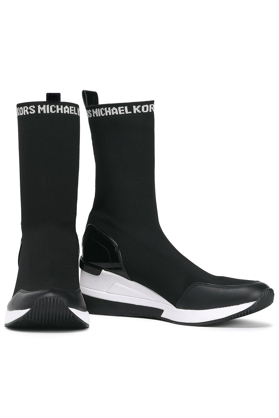 michael kors patent leather boots