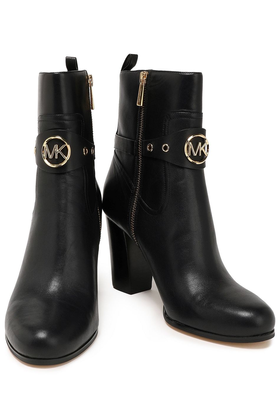 michael kors heather leather boots