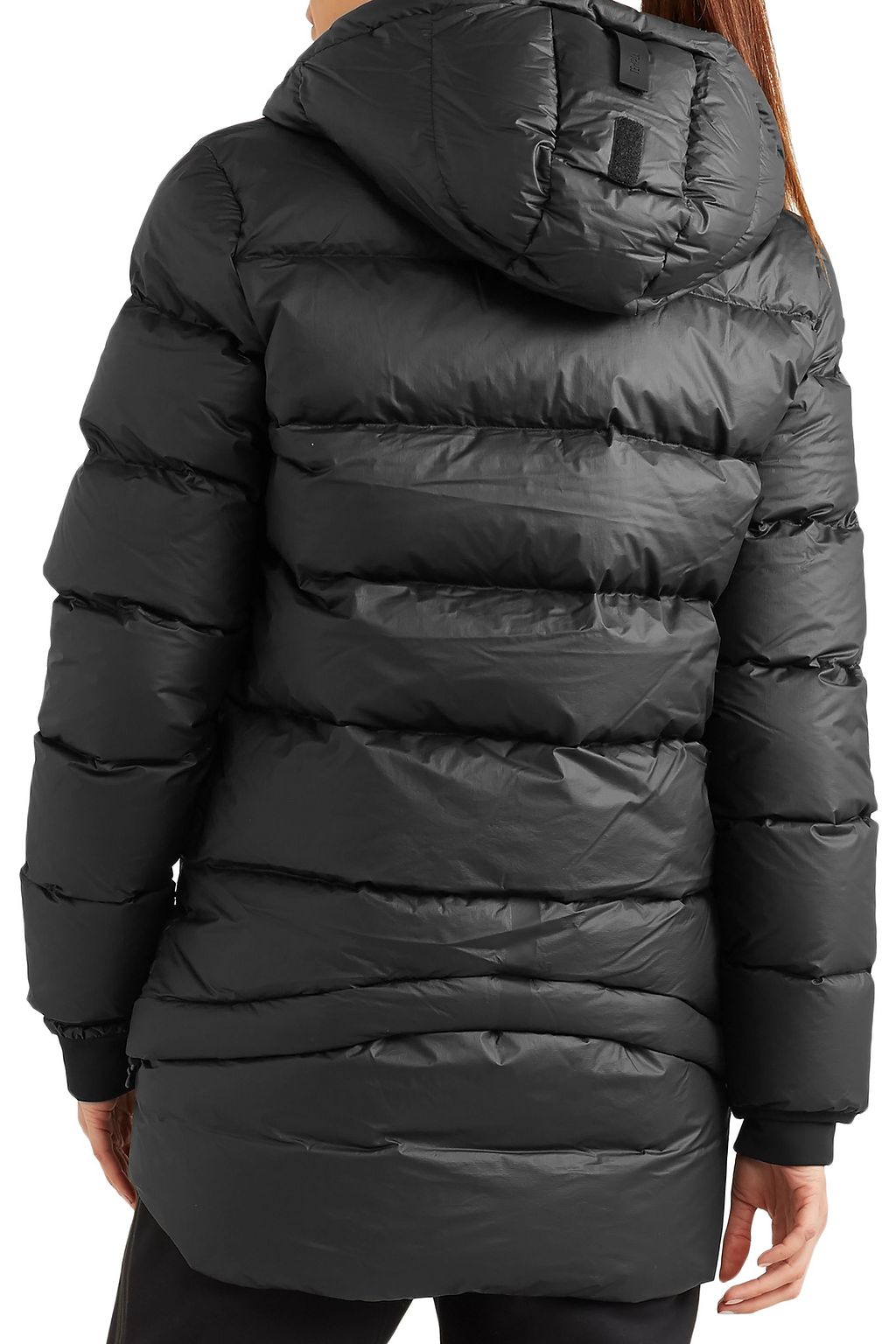 TEMPLA Quilted shell hooded down jacket