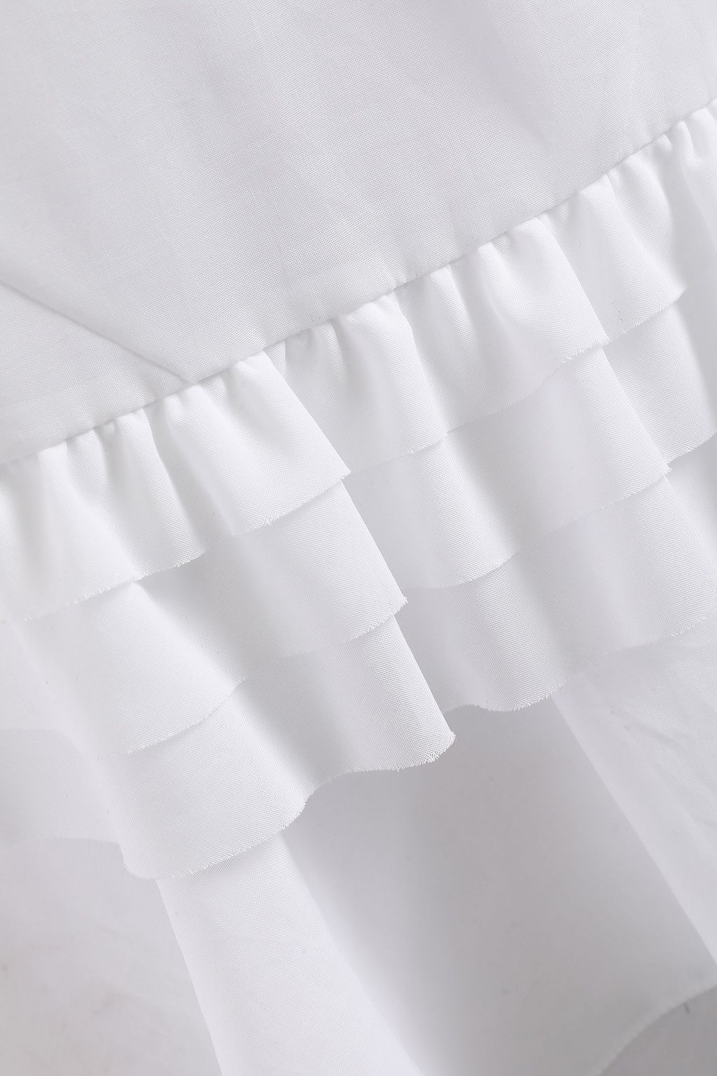 ROCHAS Tiered cotton-mousseline blouse