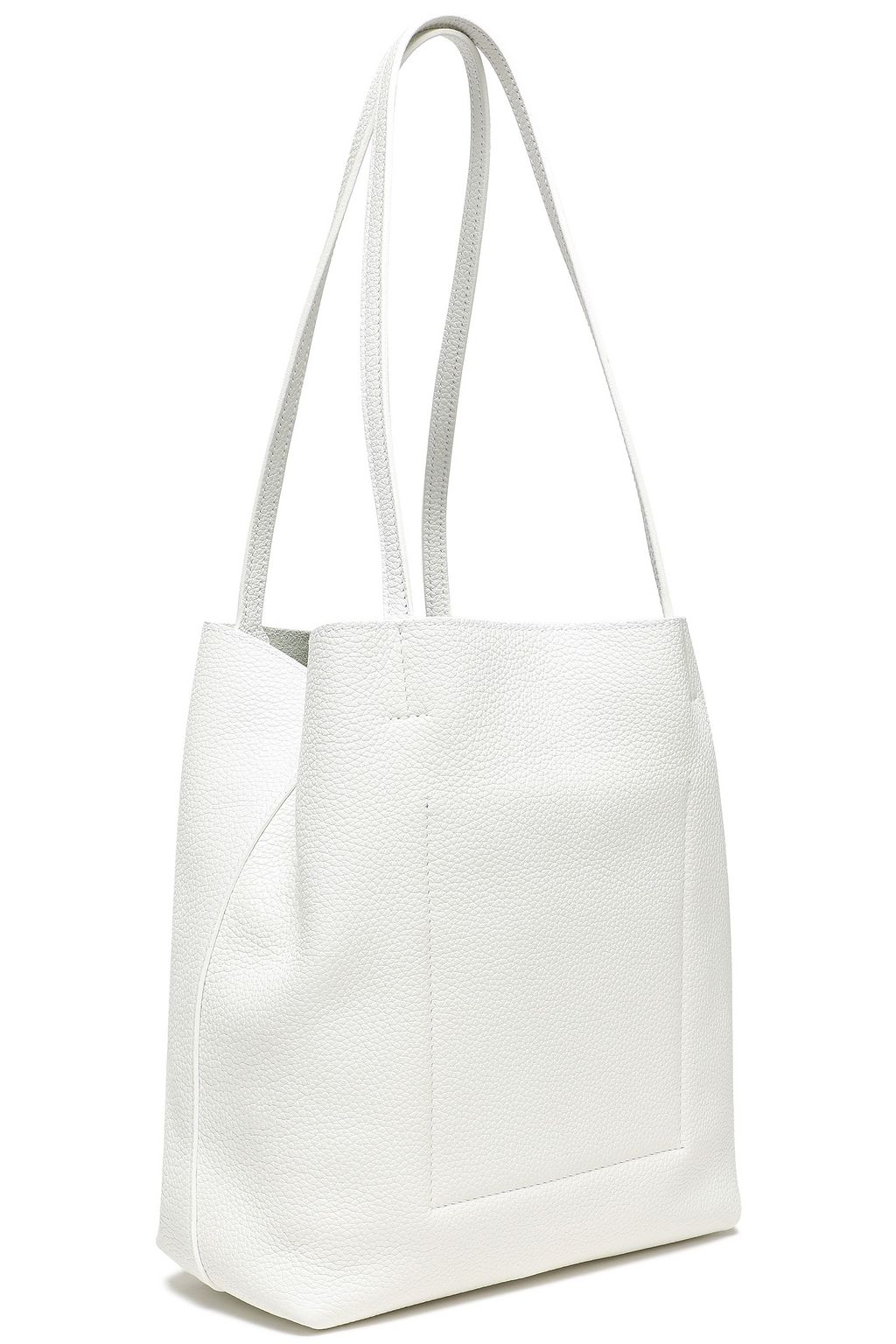 JIL SANDER Textured-leather shoulder bag