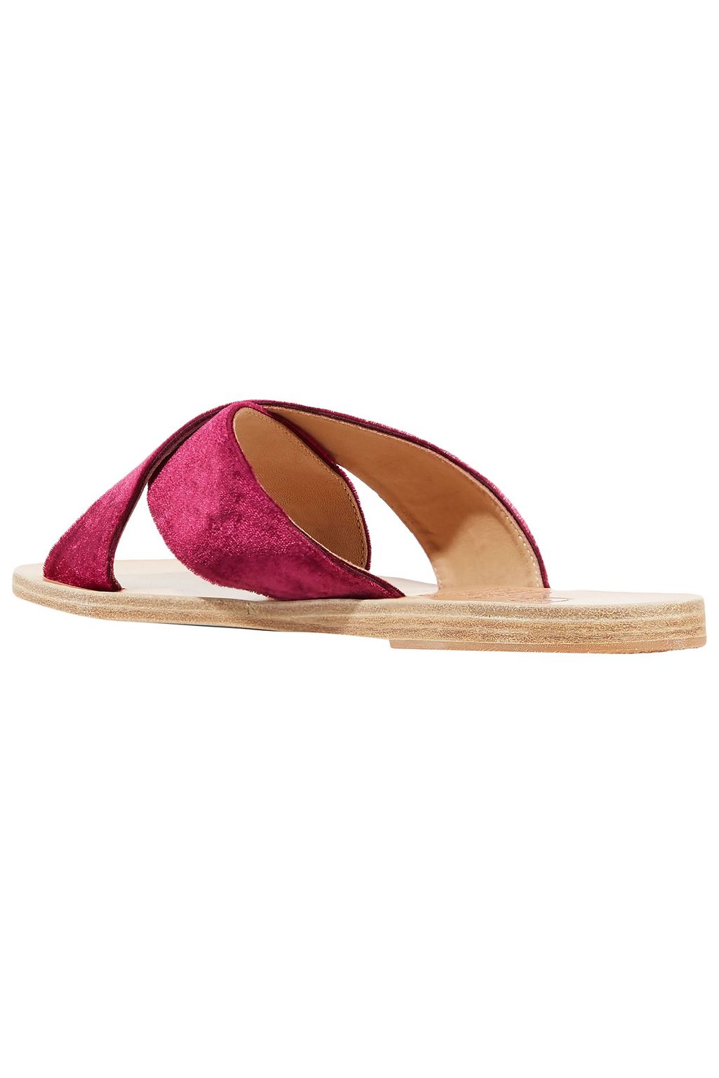 ANCIENT GREEK SANDALS Thais velvet sandals