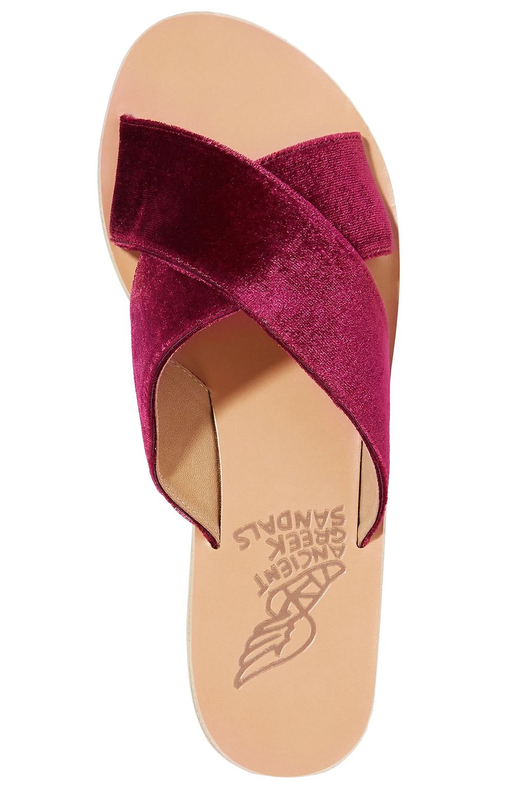 ANCIENT GREEK SANDALS Thais velvet sandals