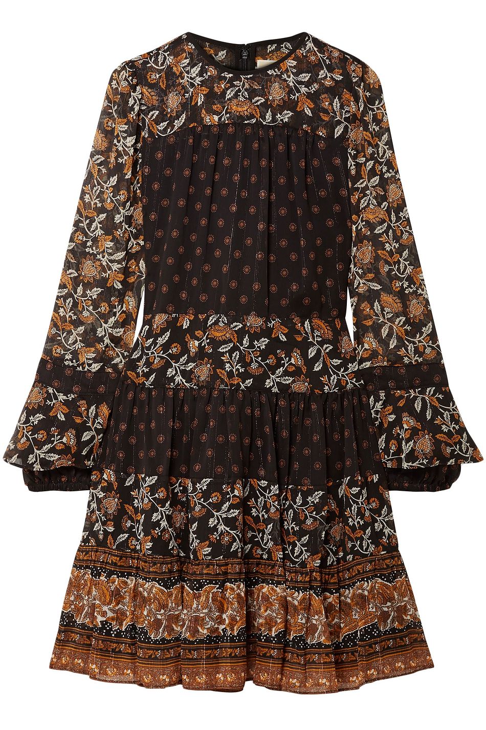 orange michael kors dress