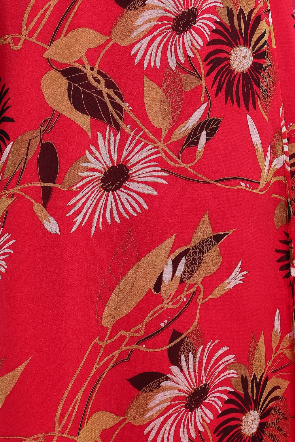 EQUIPMENT Andrese floral-print silk-chiffon midi wrap dress