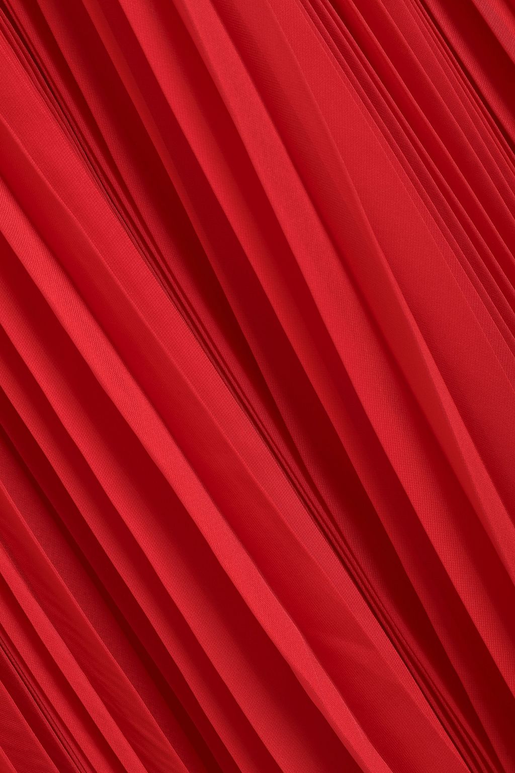 MIKAEL AGHAL Cutout pleated chiffon gown