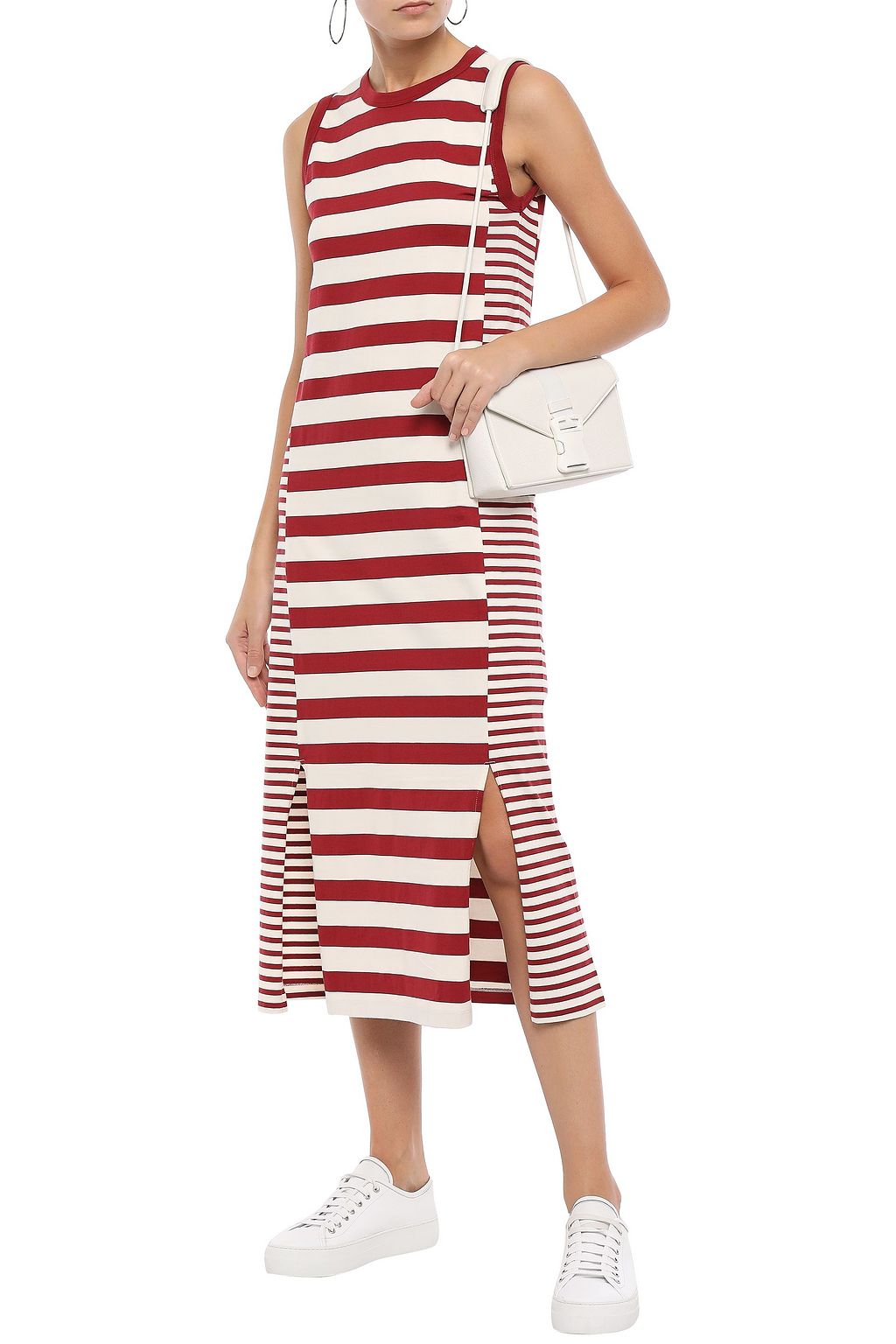 CURRENT/ELLIOTT The Perfect Muscle Tee cotton-jersey midi dress