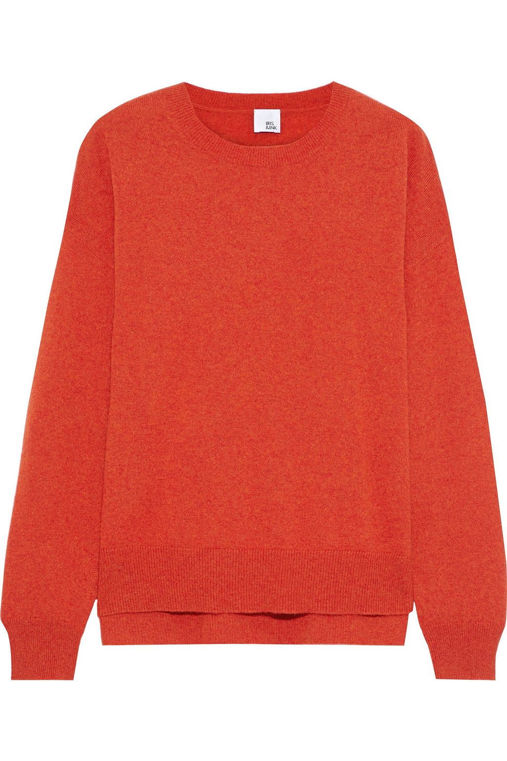 orange cashmere sweater