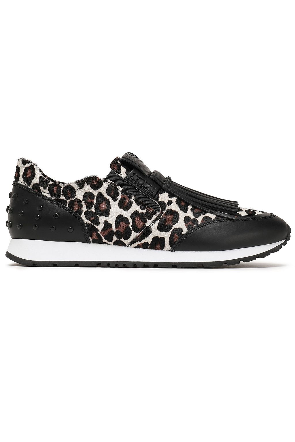 studded leopard sneakers