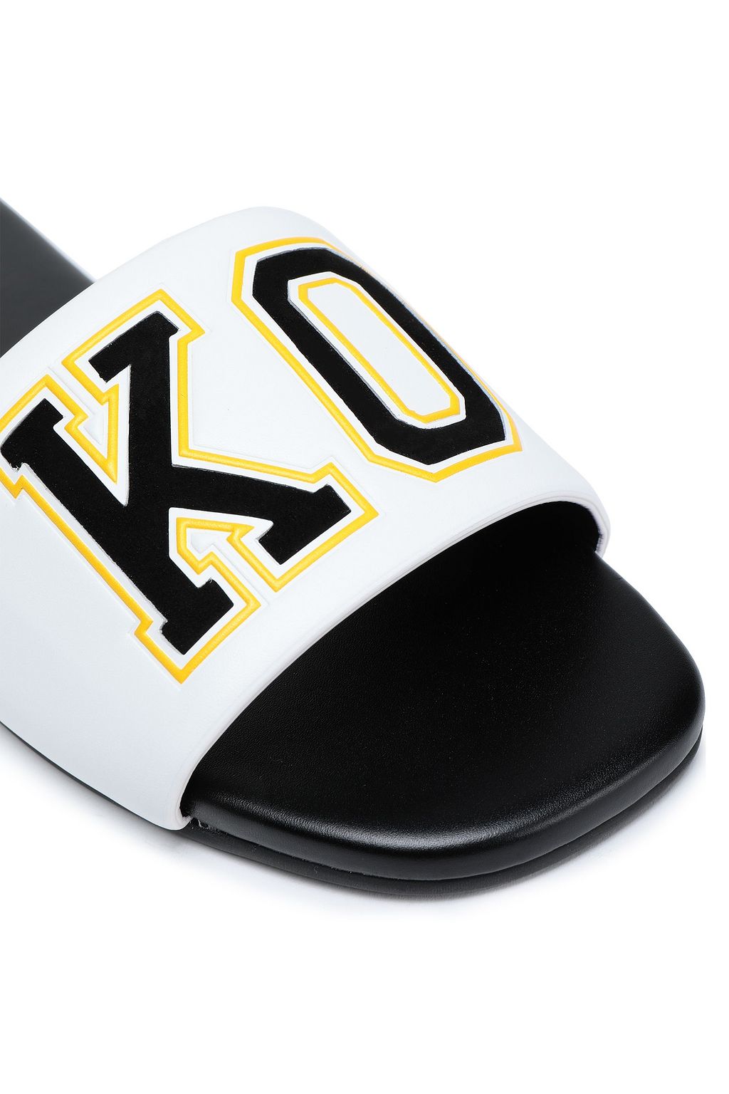 MICHAEL KORS COLLECTION Embossed leather slides
