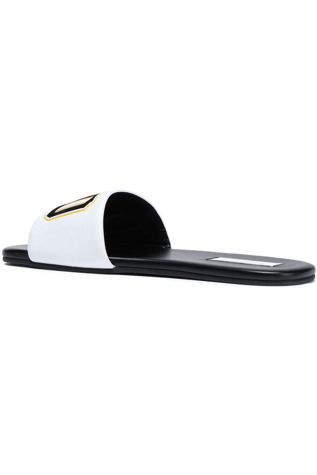 MICHAEL KORS COLLECTION Embossed leather slides