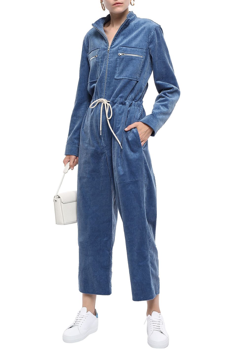 sandro corduroy jumpsuit