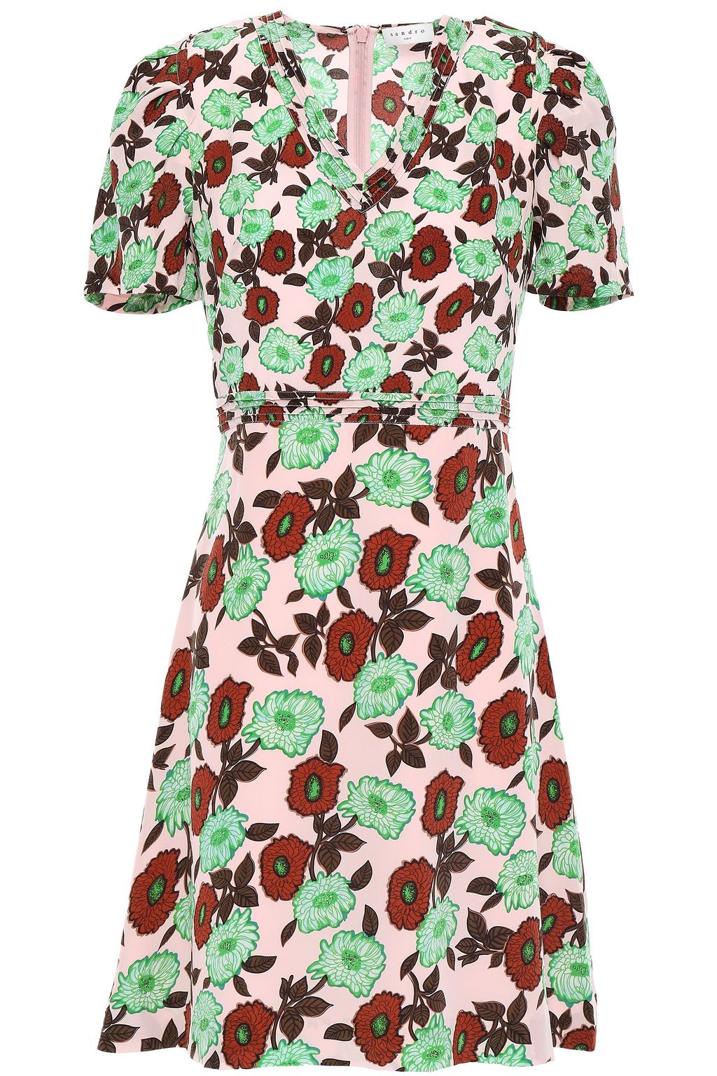 sandro floral dress