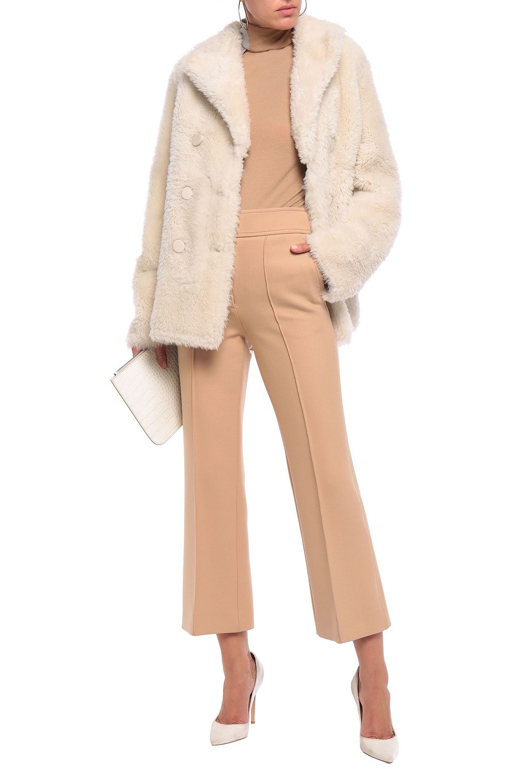 JOSEPH New Ector Teddy double-breasted shearling jacket