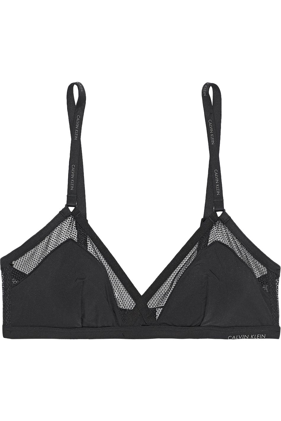 black calvin klein bra and underwear
