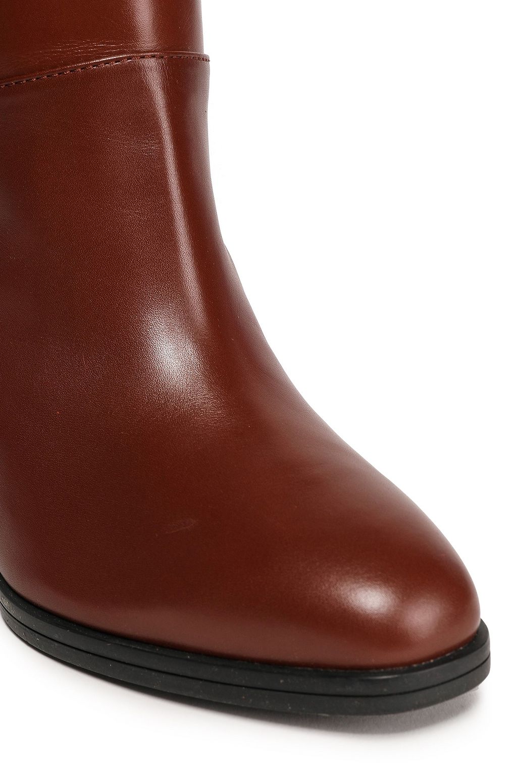 TOD'S Buckled leather knee boots