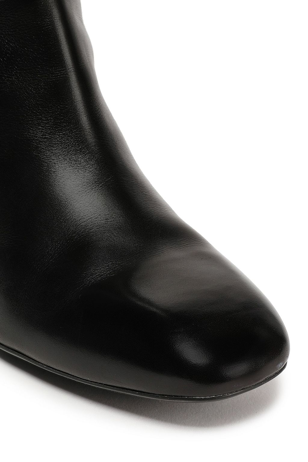 TOD'S Glossed-leather knee boots