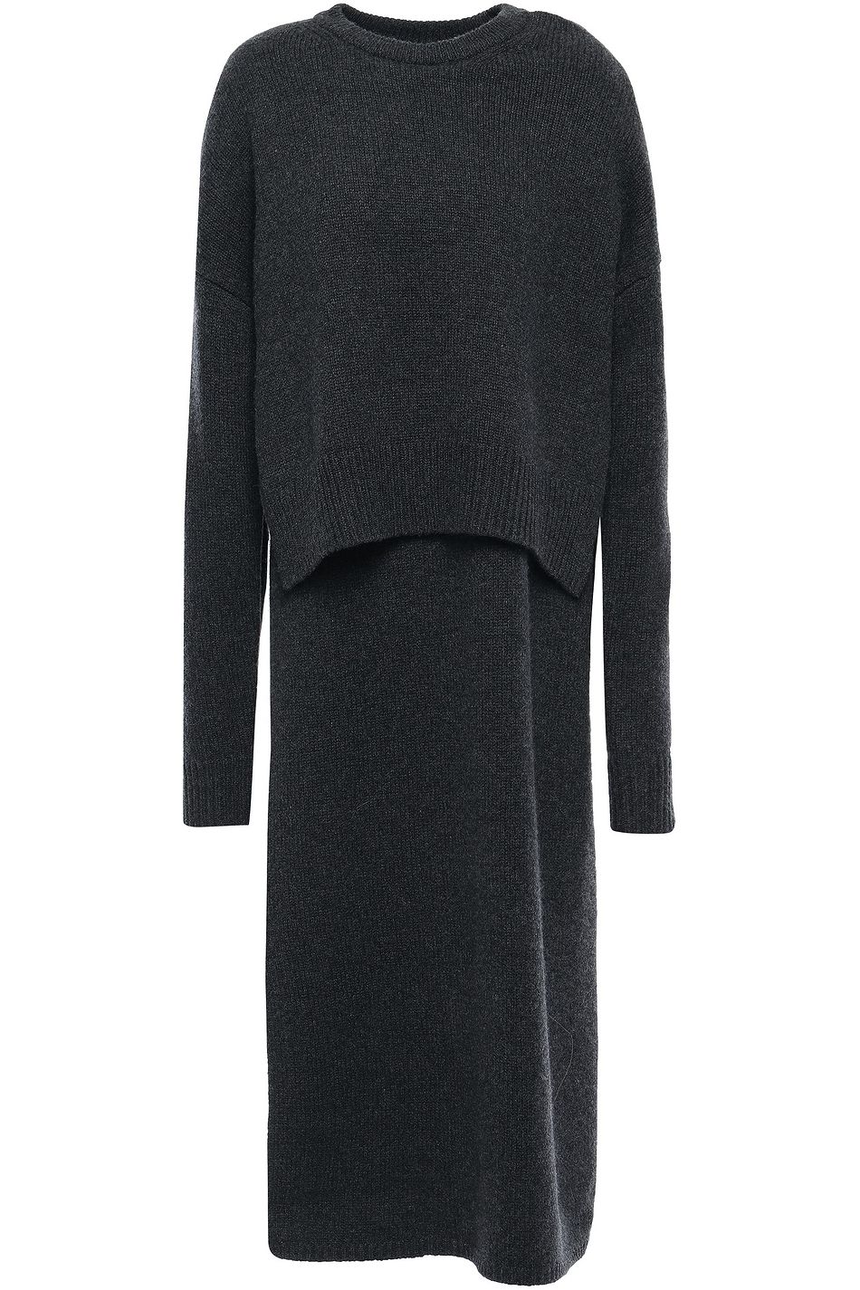 cashmere midi dress