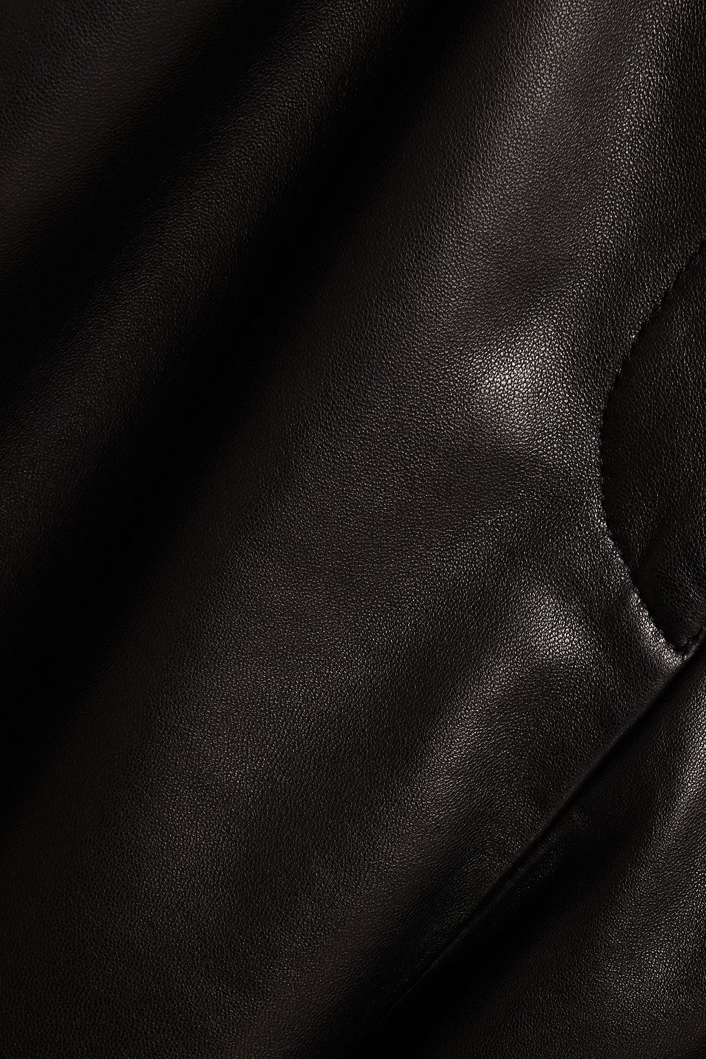 ACNE STUDIOS Pleated leather tapered pants