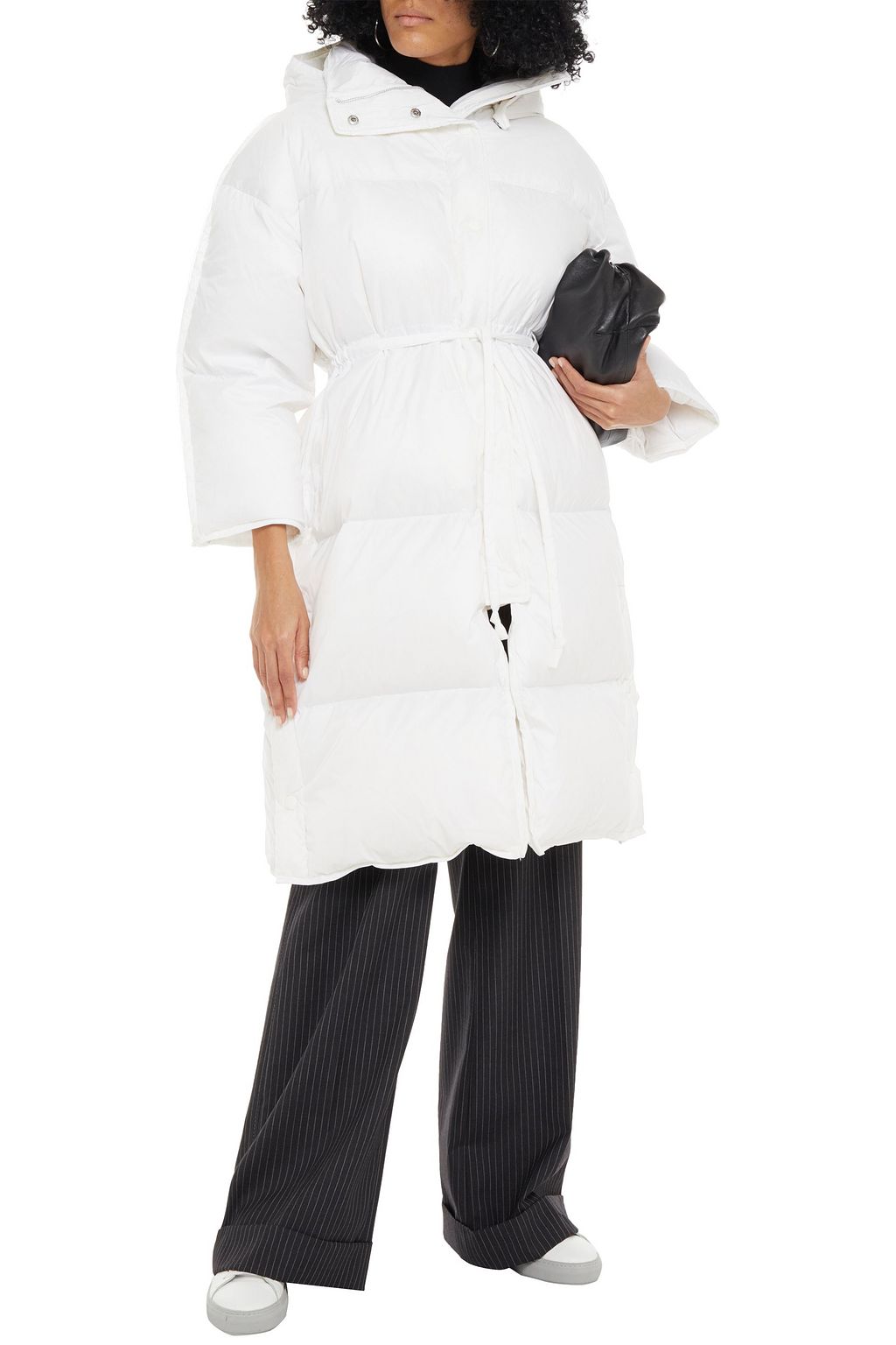 ACNE STUDIOS Quilted shell hooded down coat