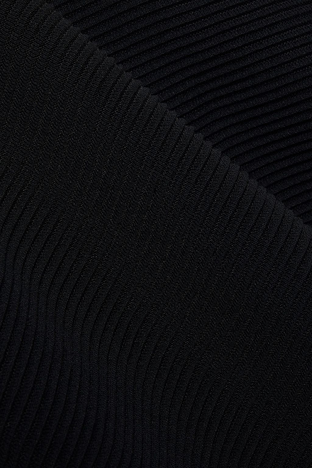 MCQUEEN Ribbed intarsia-knit turtleneck sweater