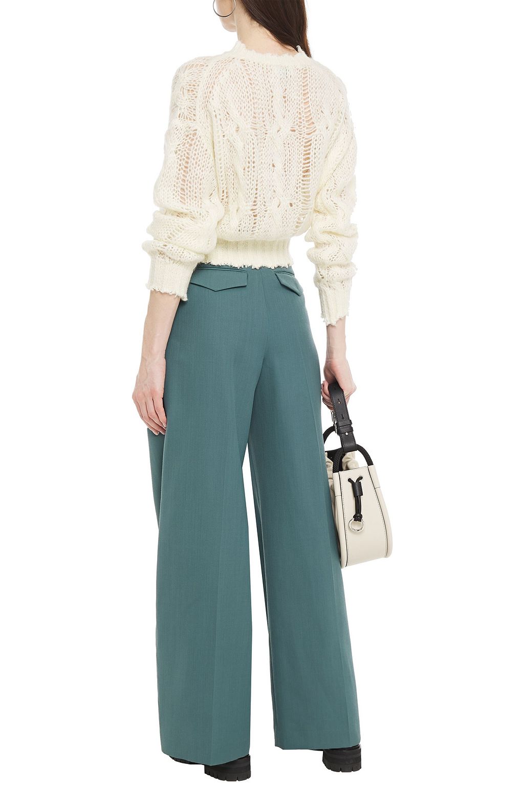 ACNE STUDIOS Pleated woven wide-leg pants