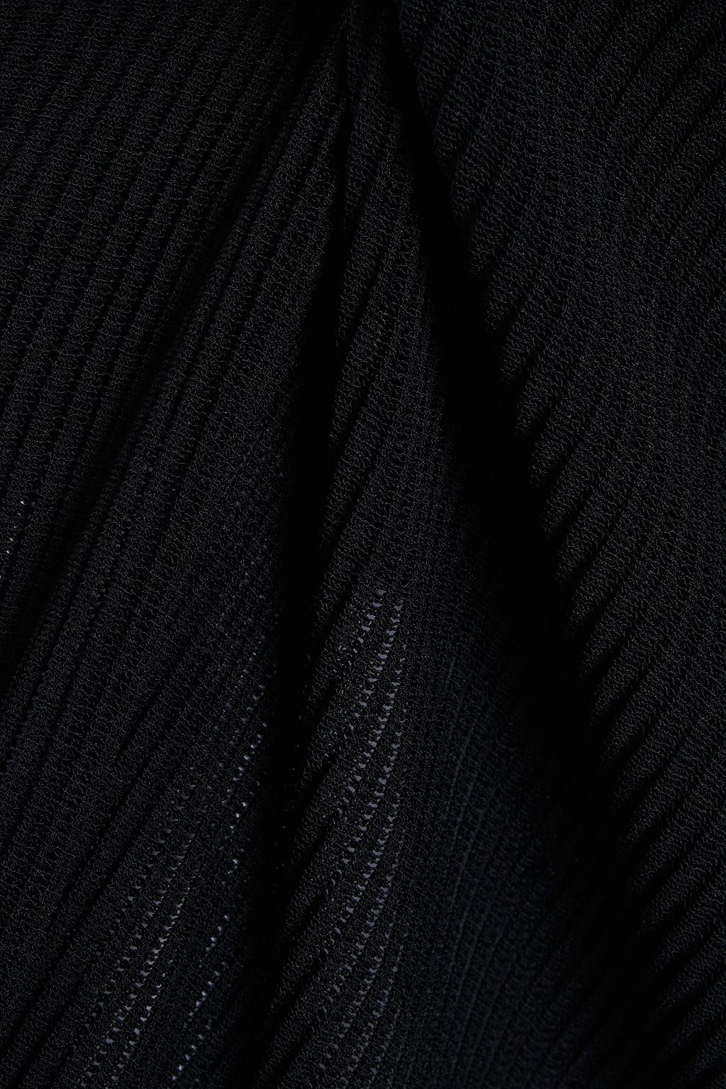 MCQUEEN Scalloped jacquard-knit maxi skirt
