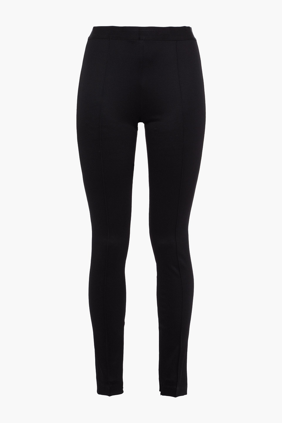helmut lang - ribbed jersey leggings - black - m