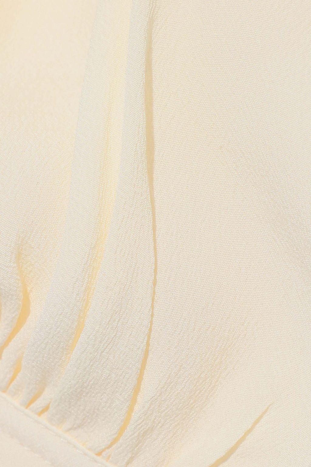 IRO Amaze ruffle-trimmed crepe de chine blouse
