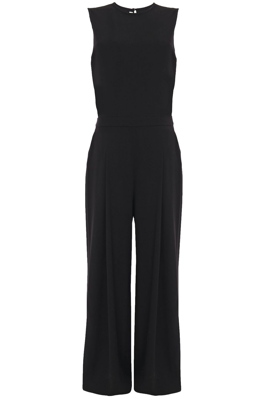 crepe wide leg jumpsuit