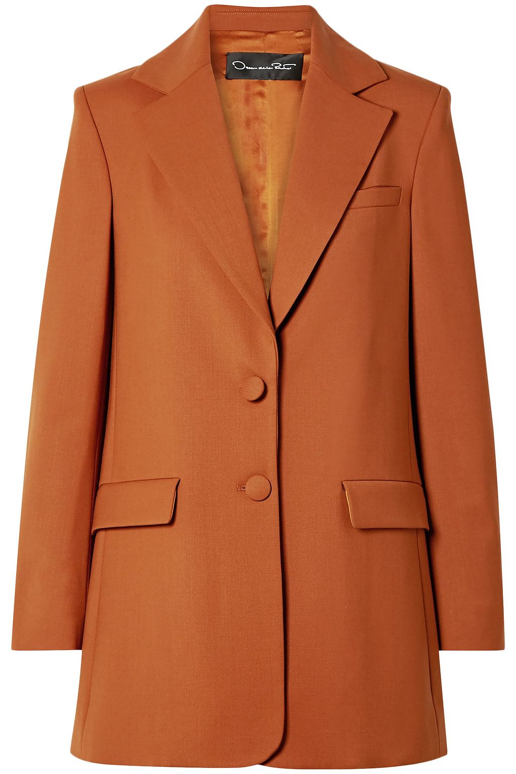 tan oversized blazer