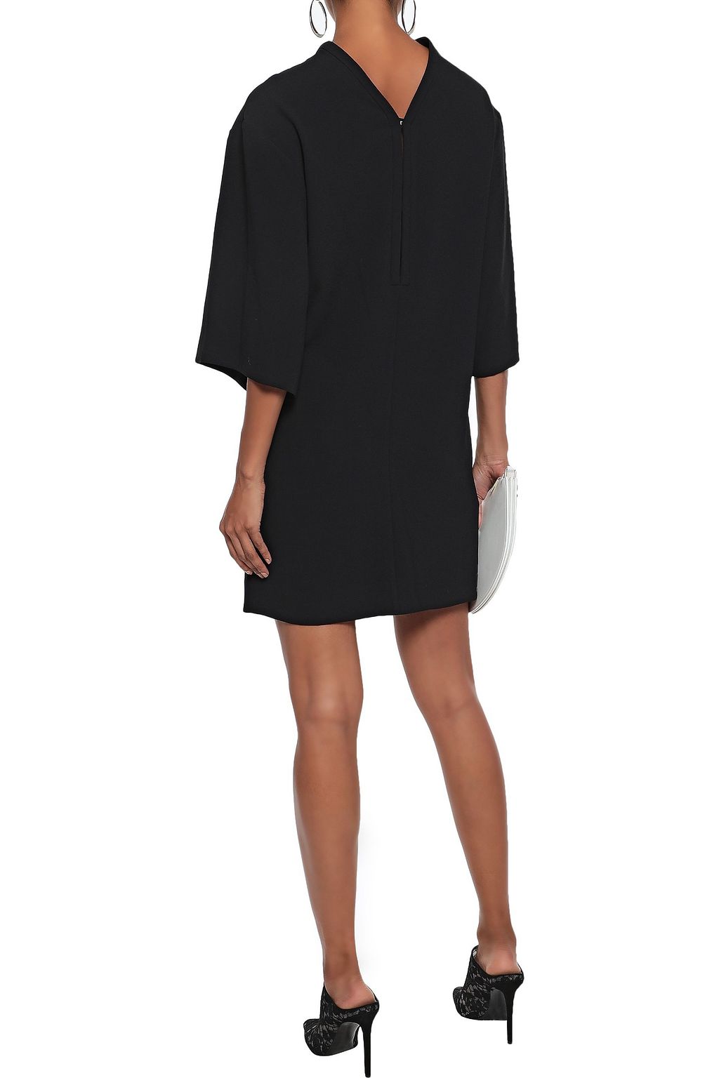 IRO Tonight pleated crepe mini dress