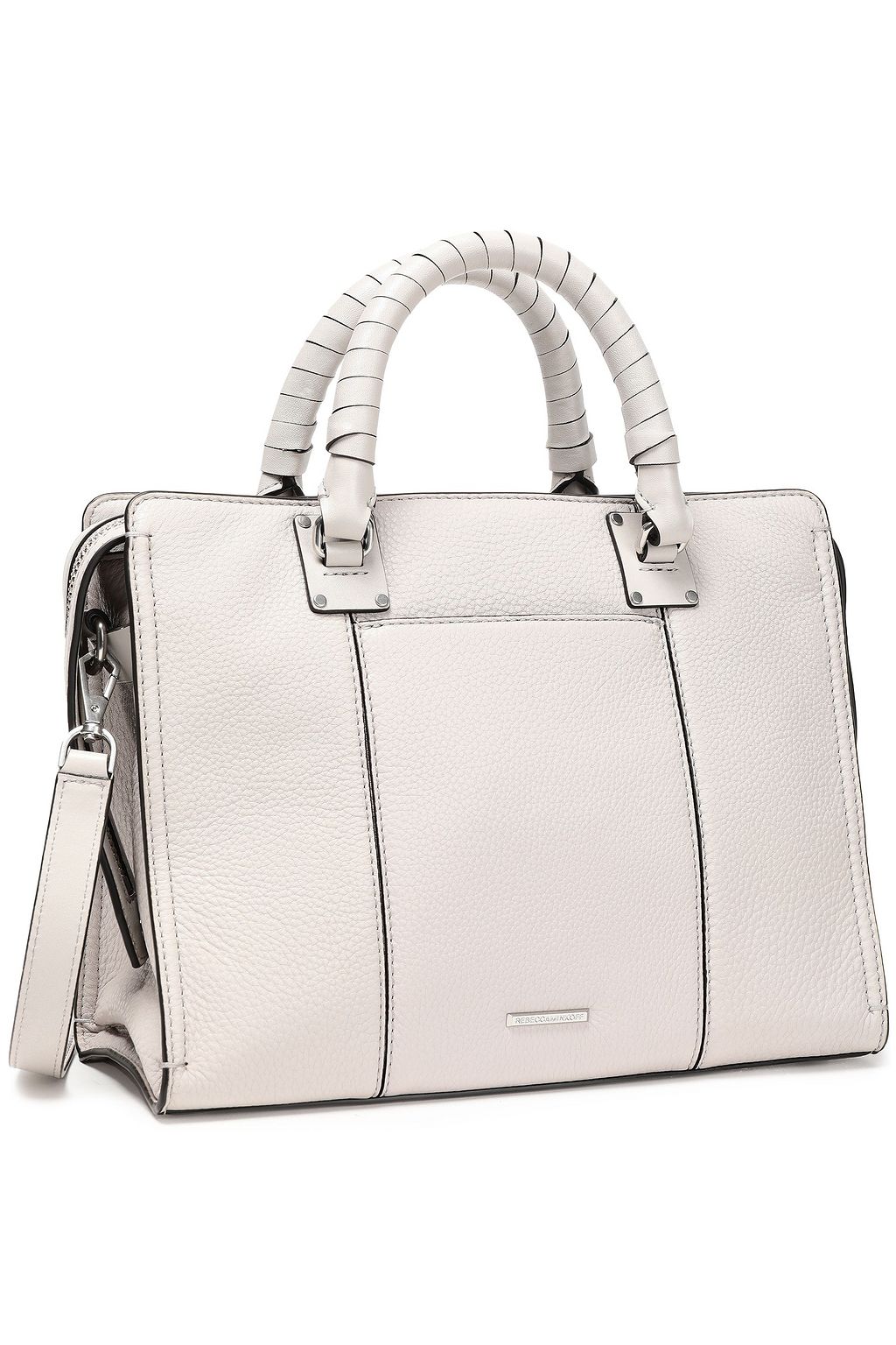 REBECCA MINKOFF Bree Medium pebbled-leather shoulder bag