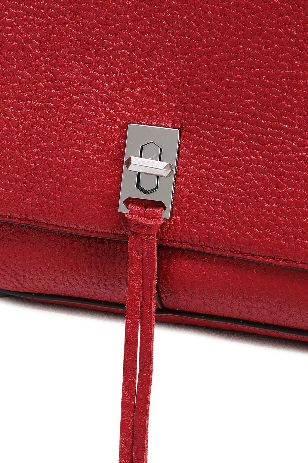 REBECCA MINKOFF Studded pebbled-leather backpack