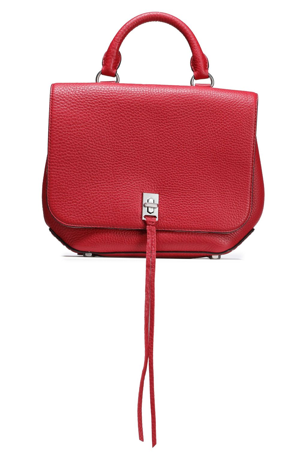 REBECCA MINKOFF Studded pebbled-leather backpack