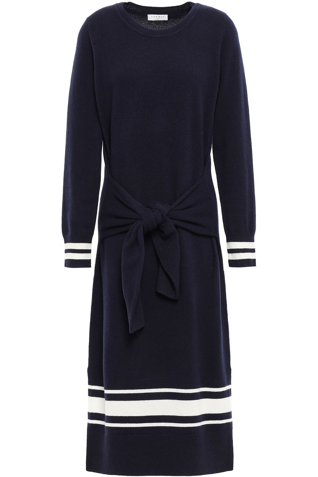 navy wool dress