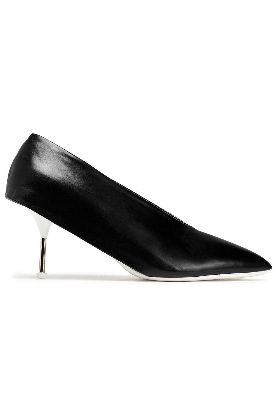 jil sander leather pumps