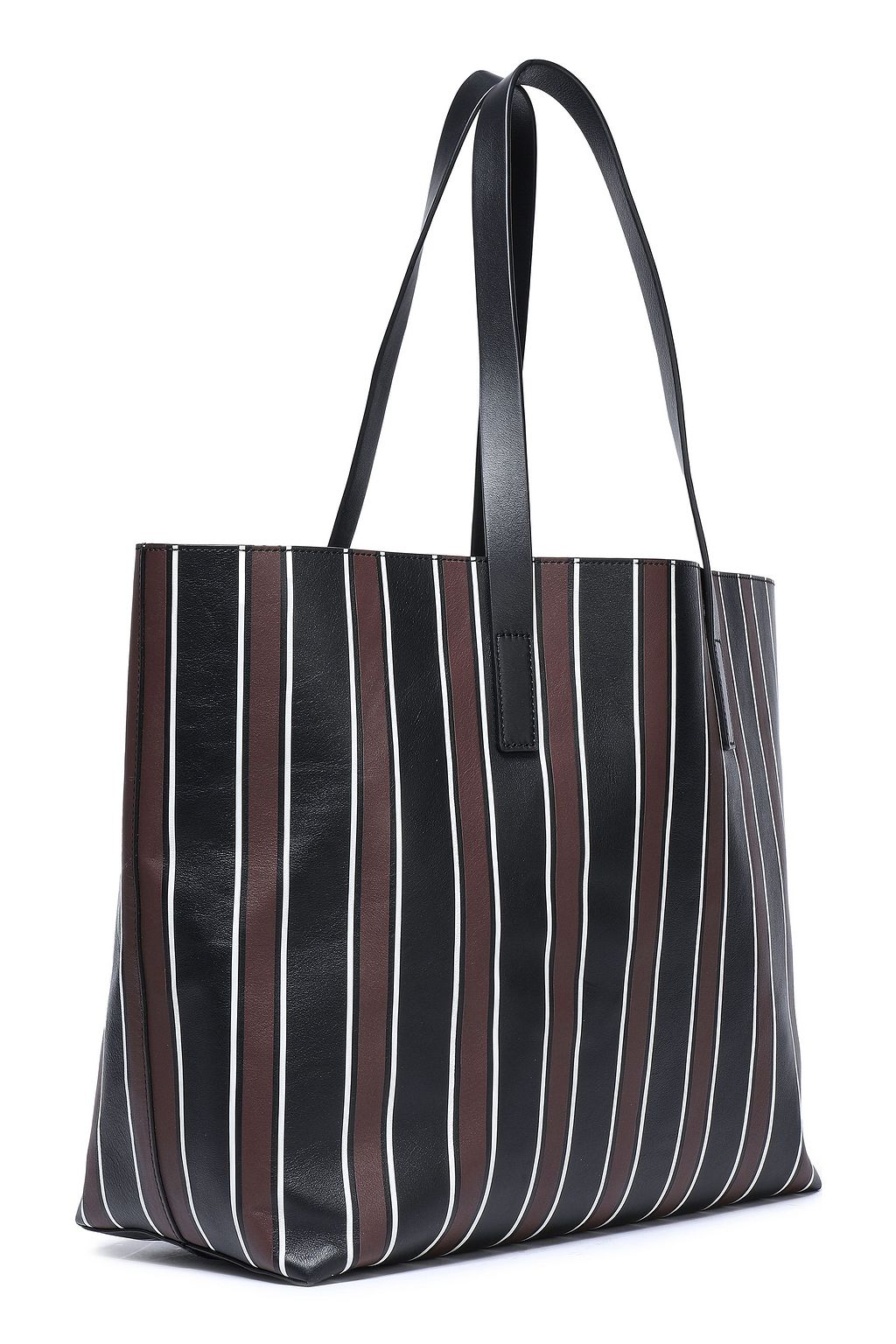 MICHAEL KORS COLLECTION Striped leather tote