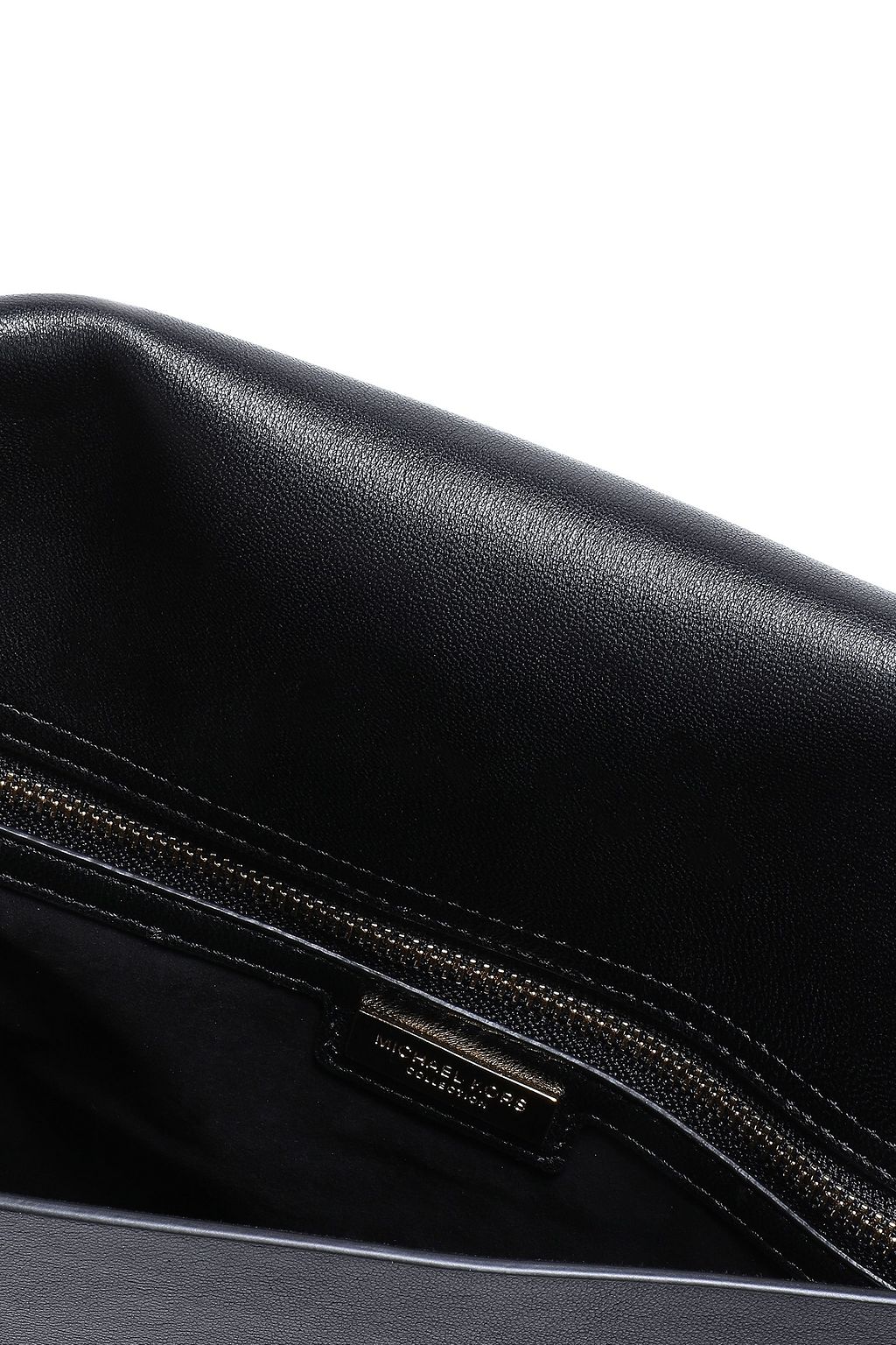 MICHAEL KORS COLLECTION Tassel-trimmed leather clutch