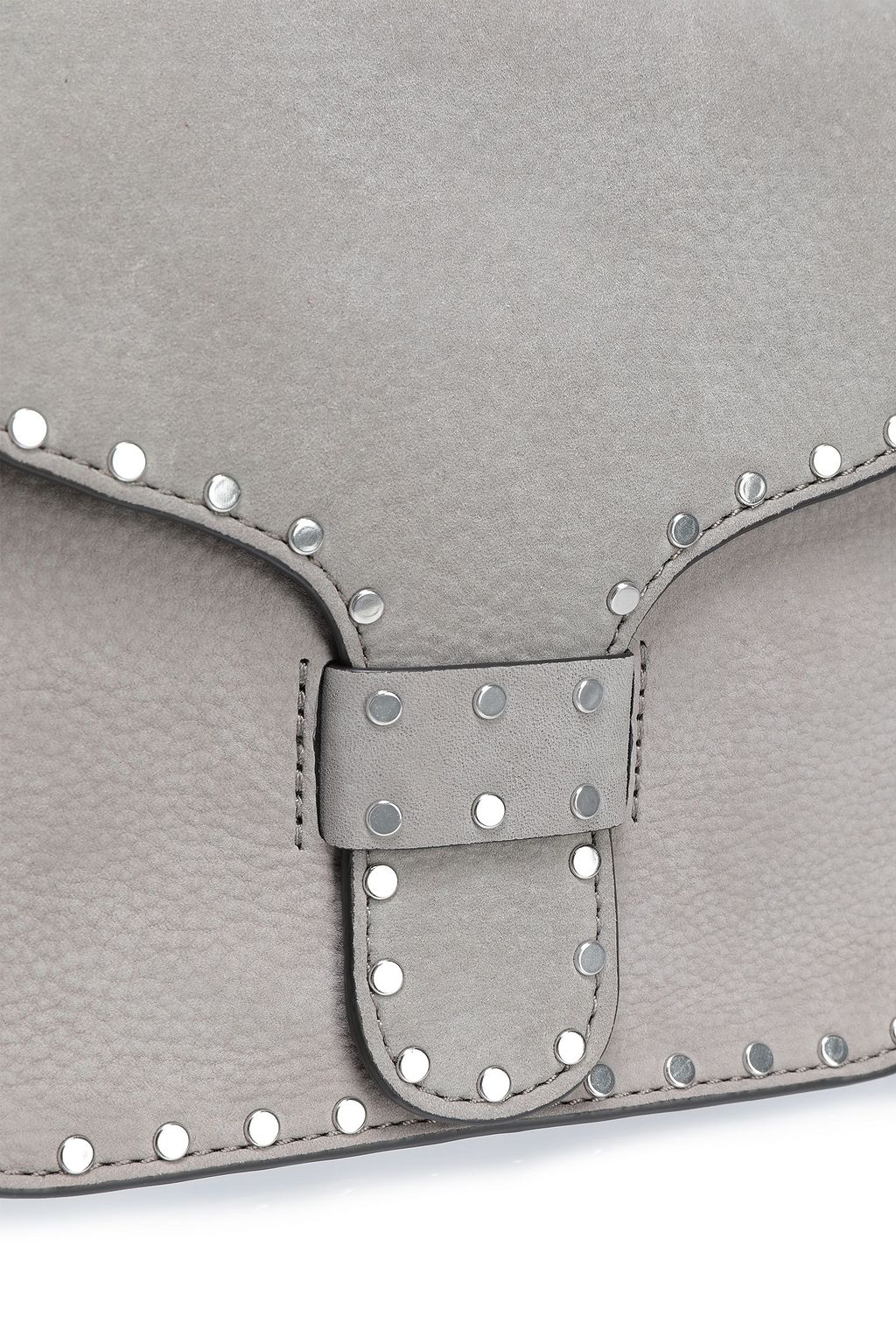 REBECCA MINKOFF Midnighter studded suede shoulder bag
