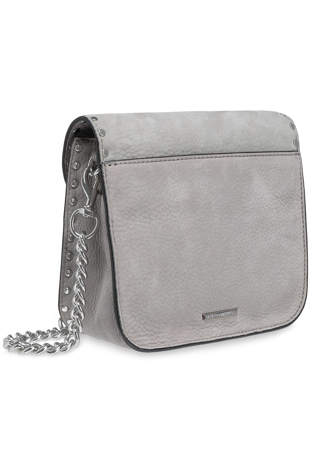 REBECCA MINKOFF Midnighter studded suede shoulder bag