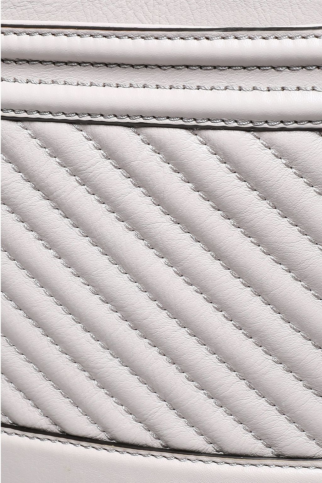 REBECCA MINKOFF Quilted and smooth-leather shoulder bag