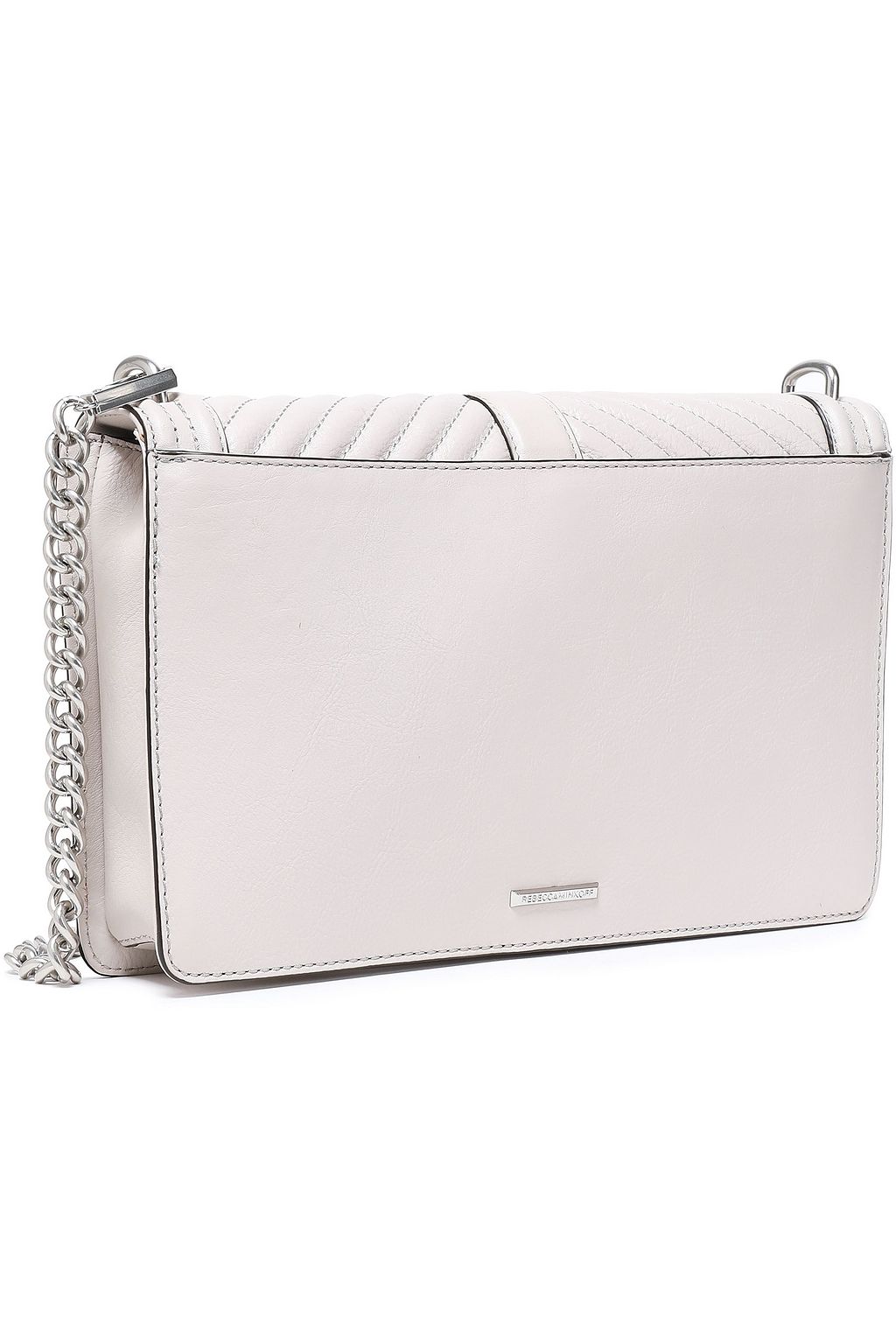 REBECCA MINKOFF Quilted and smooth-leather shoulder bag