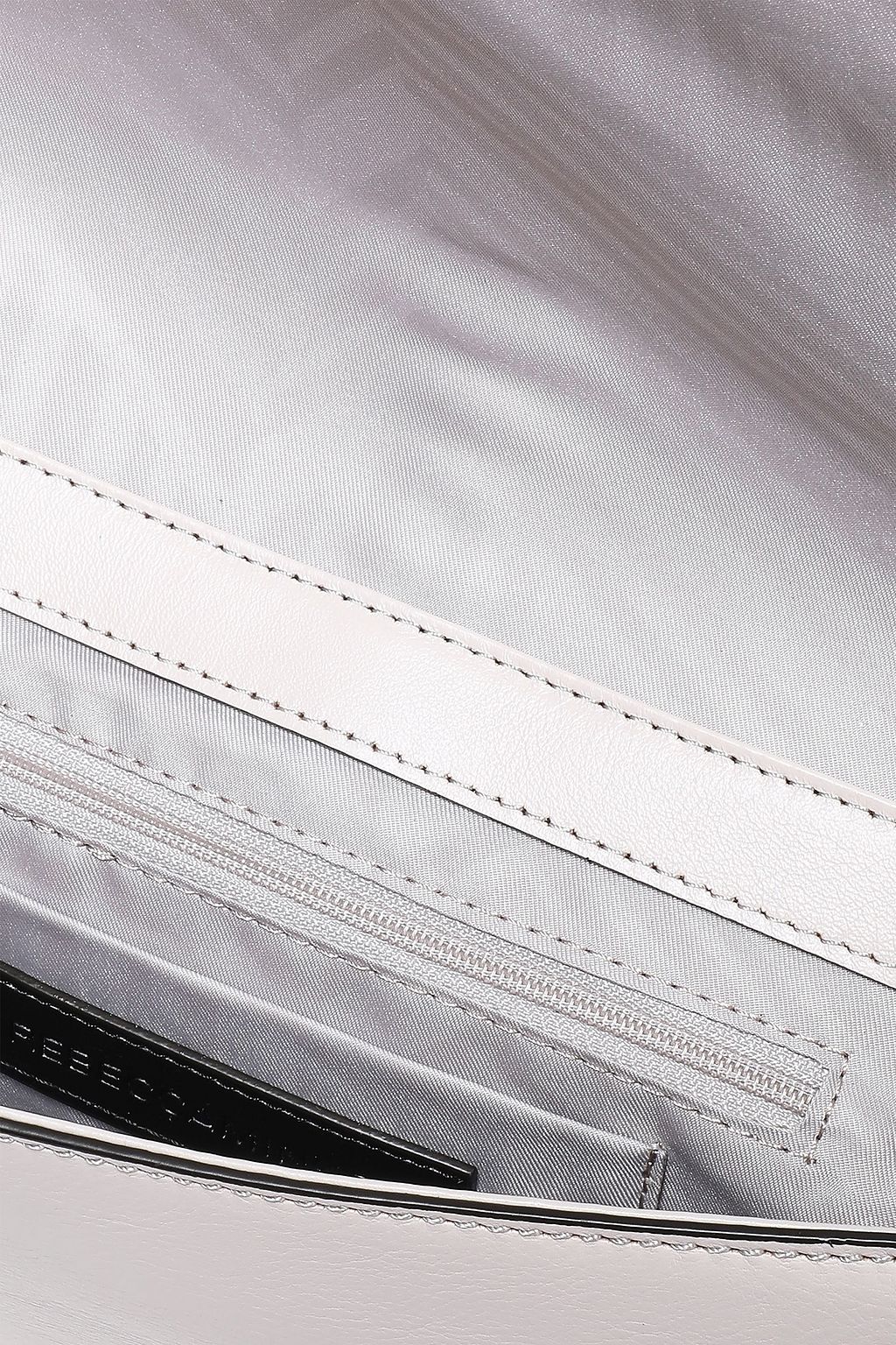 REBECCA MINKOFF Quilted and smooth-leather shoulder bag