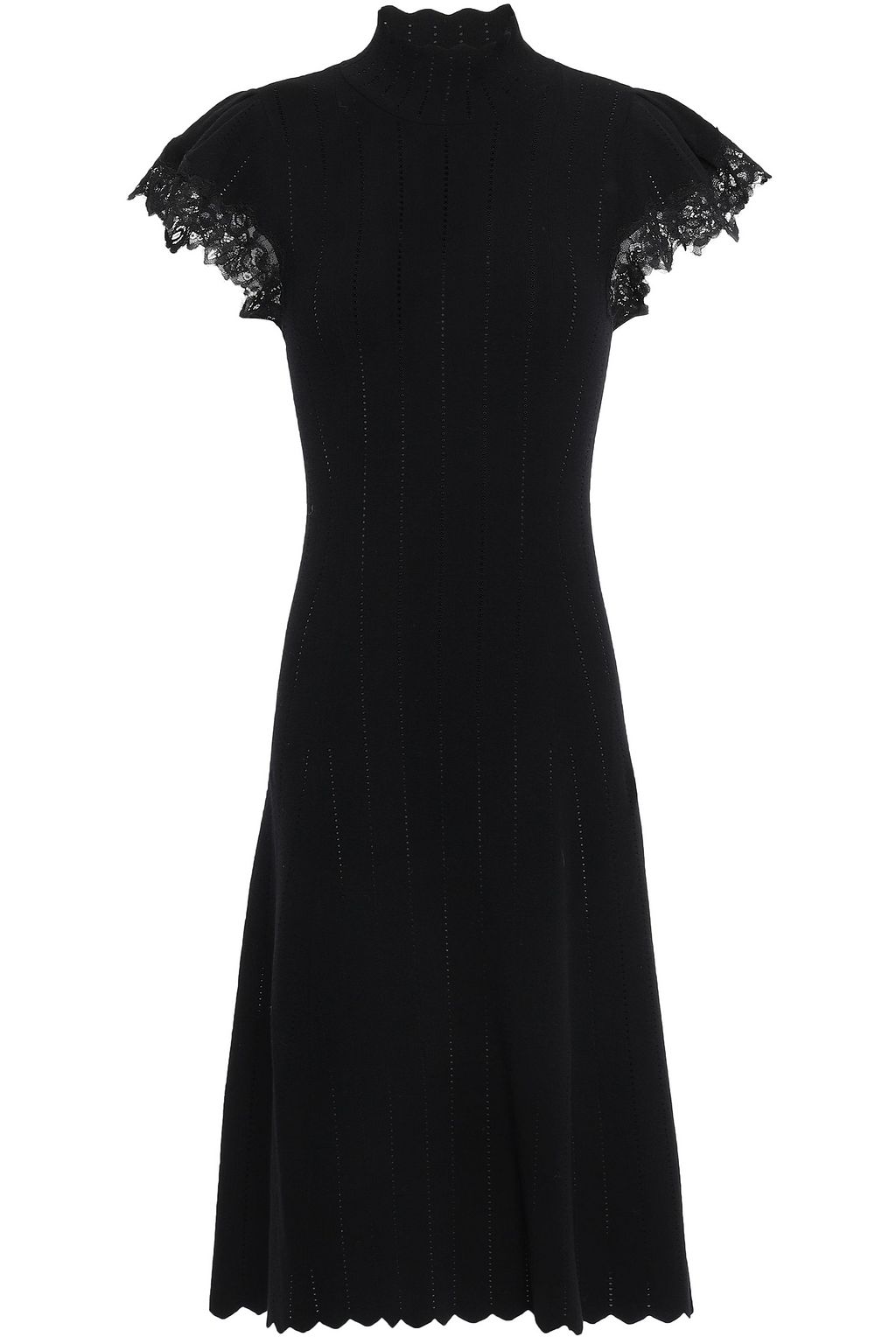 rebecca taylor black lace dress