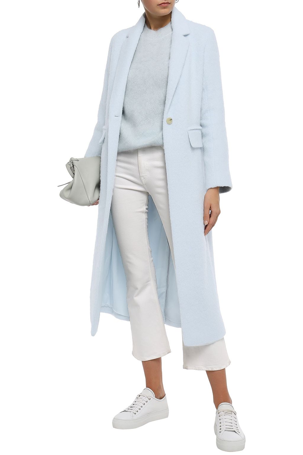 VINCE. Belted felt coat