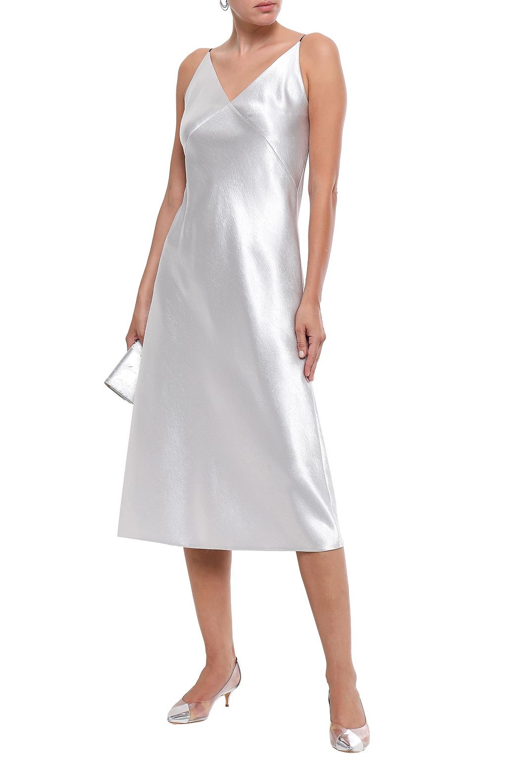 vince midi slip dress