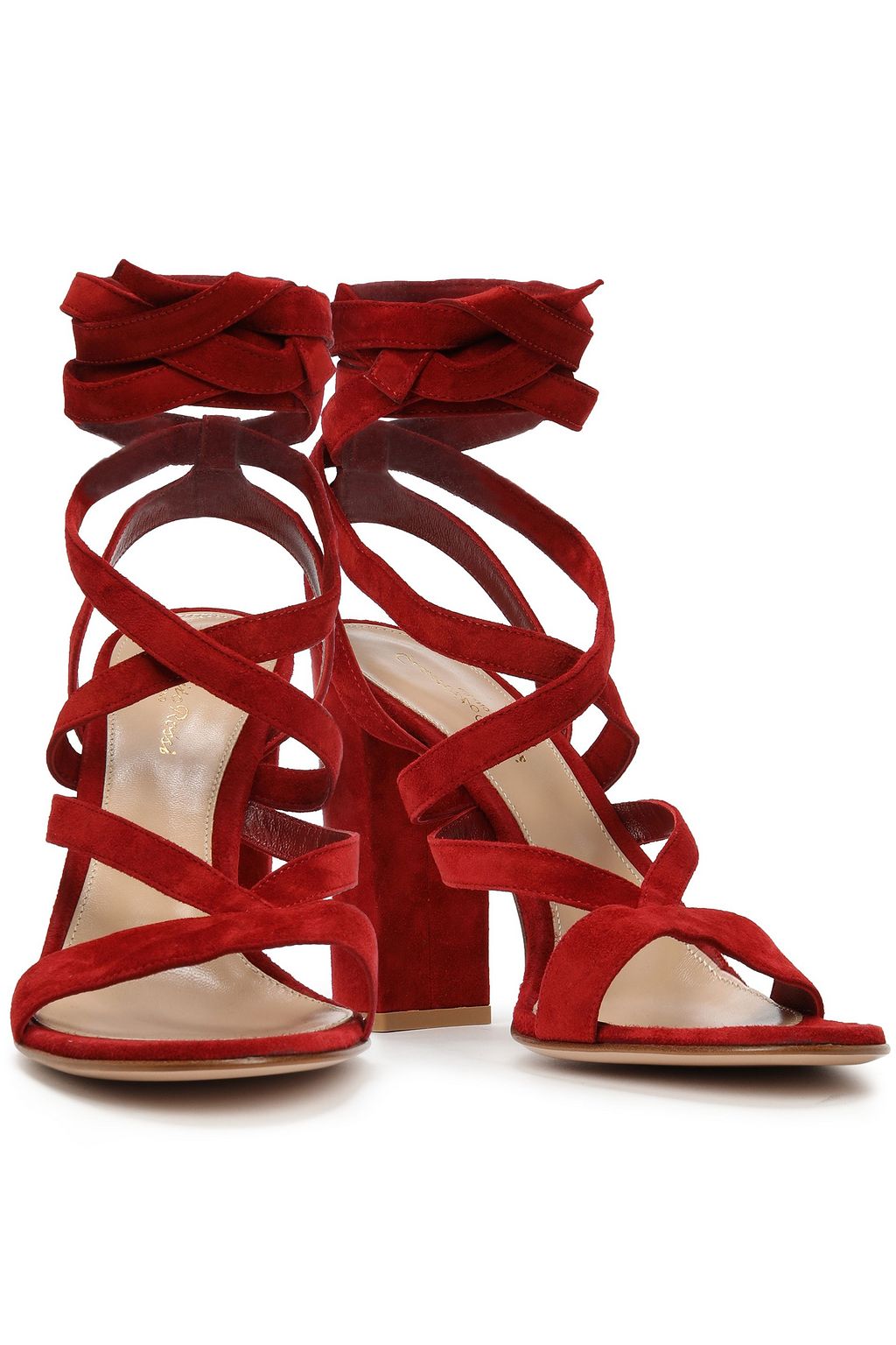 GIANVITO ROSSI Janis suede sandals