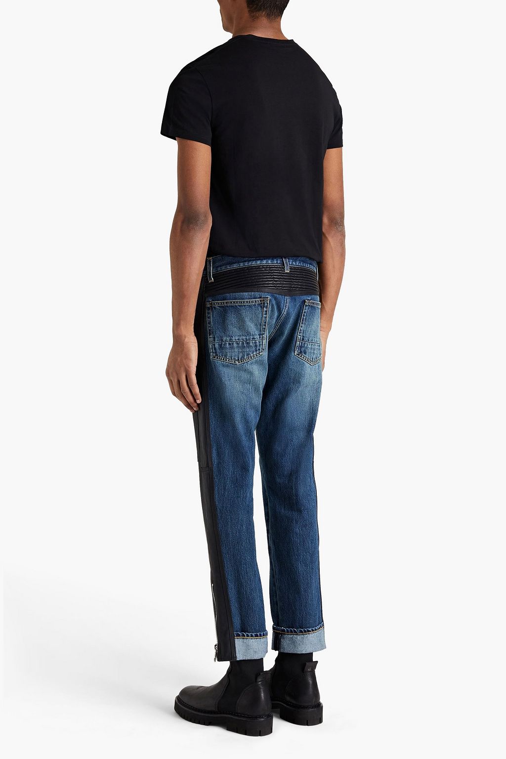 MCQUEEN Embroidered cotton-jersey T-shirt