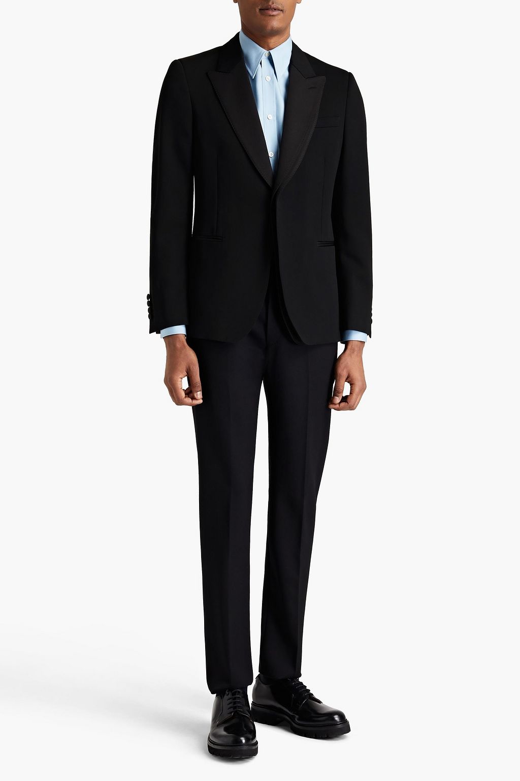 ALEXANDER MCQUEEN Japanese Barathea slim-fit wool-twill blazer